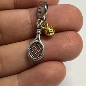 Gold & Silver Padel Charm