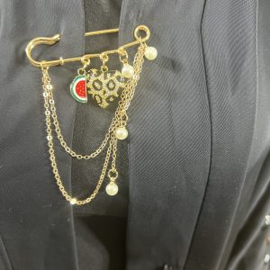 Tigger heart with Watermelon Pin/Gold
